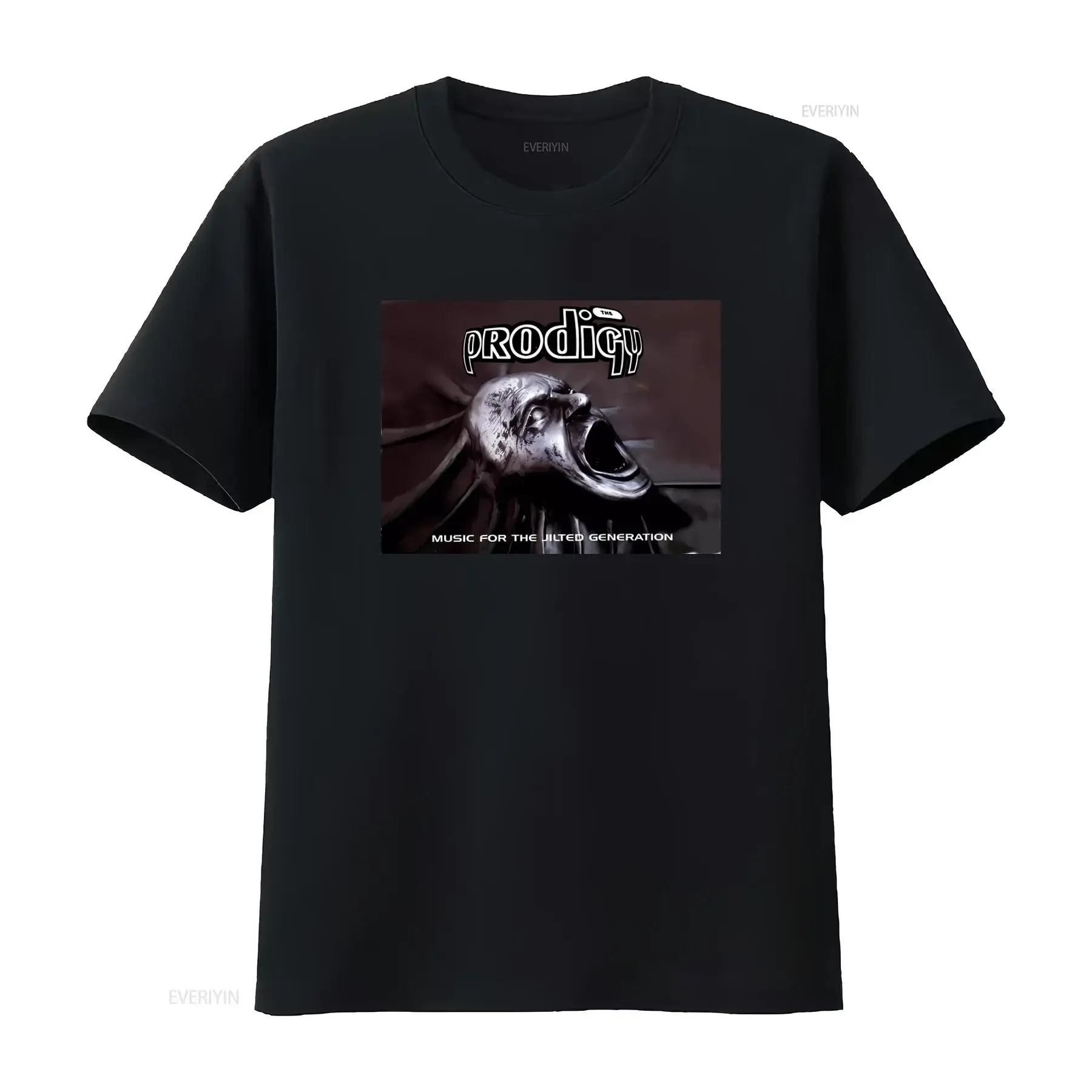 The Prodigy Music for Jilted Generation Electronic Rock T Shirt One Love Design vintage Washed graphic Stretched Stylish homme
