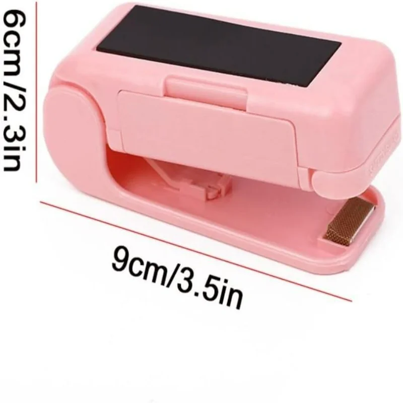 가방, 열 진공 플라스틱 식품 가방 마감 스낵 식품용 휴대용 가방 재밀봉 기계(자기 포함, 흰색)