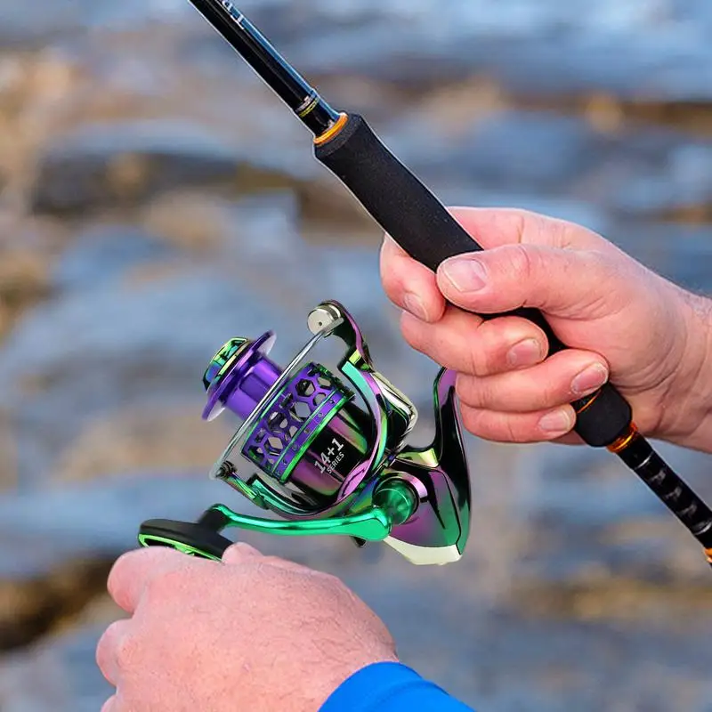 

Saltwater Fishing Reel Spin Reel Saltwater Gear Ratio Wheel Baitcasting Spinner For Adventures Inshore Catfish Catfishing Trout