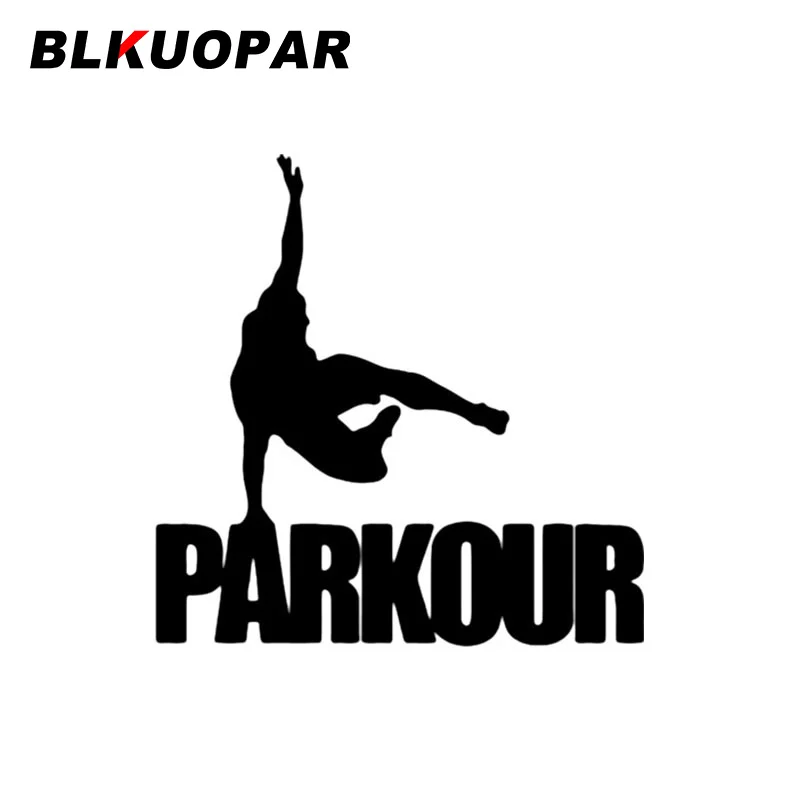 

BLKUOPAR Interesting Mixed Fitness Parkour Car Stickers Air Conditioner Decal Vinyl Car Wrap Creative Laptop Waterproof Graphics