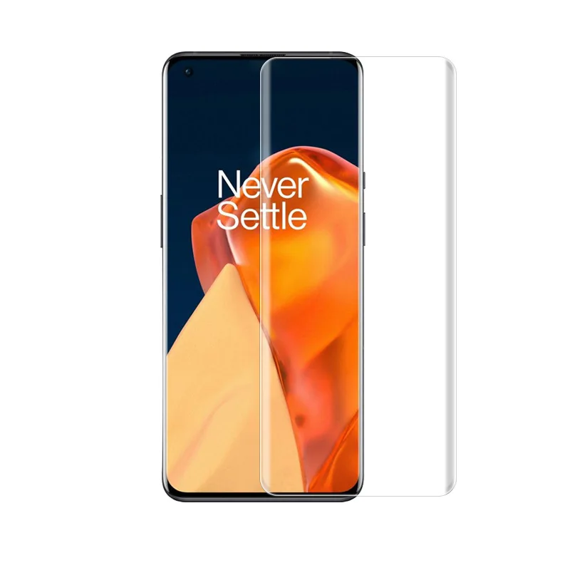 3PCS UV Tempered Glass For Oneplus 11 10 9 8 7 7T Pro Screen Protector Liquid Glued Curved OnePlus 10T 8T 9R 9rt Nord 2 ACE Pro