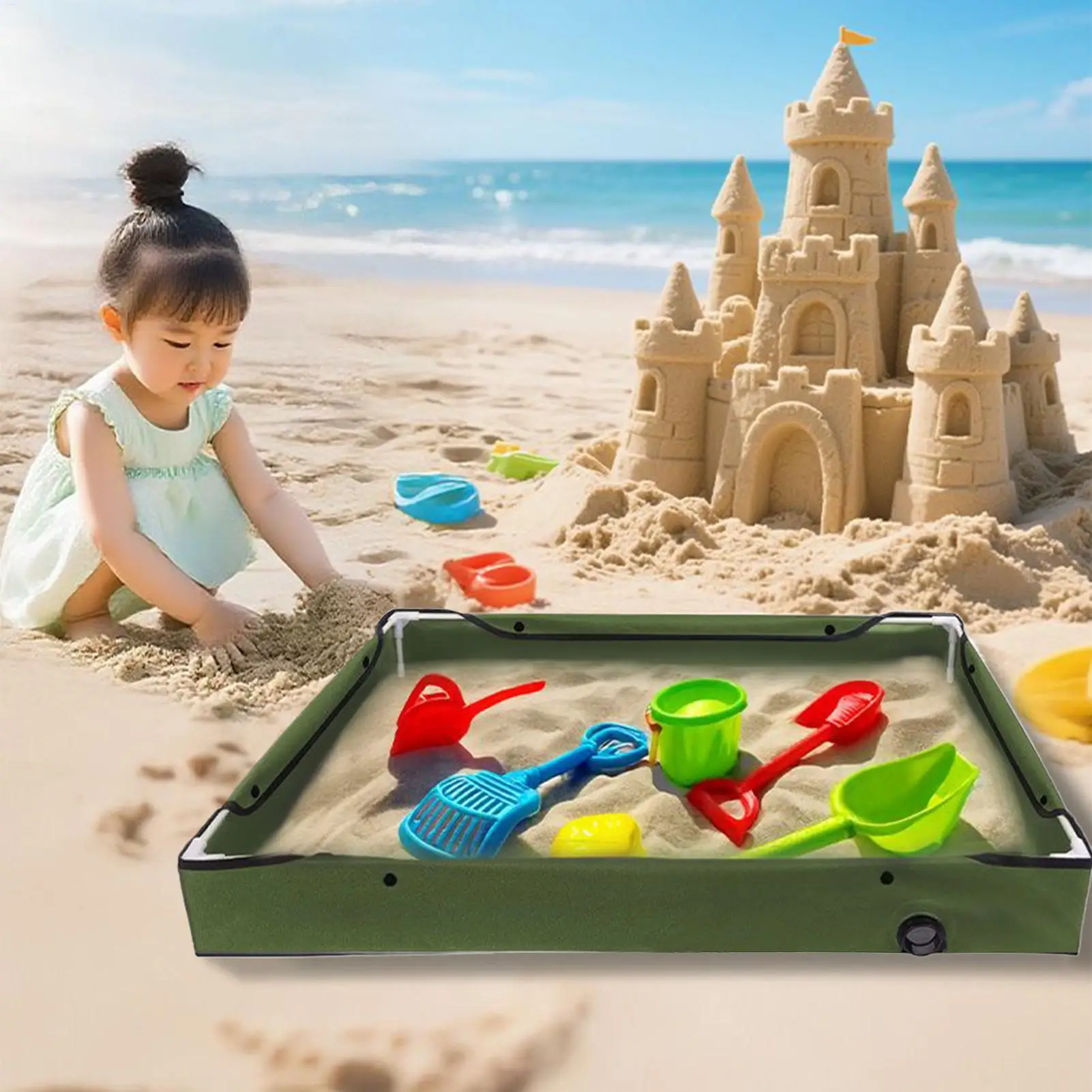 

Портативная основа для душа, складной портативный пол для душа для автофургона, поднос для купания для взрослых, путешественник, приключенческий, морская ванная комната в помещении