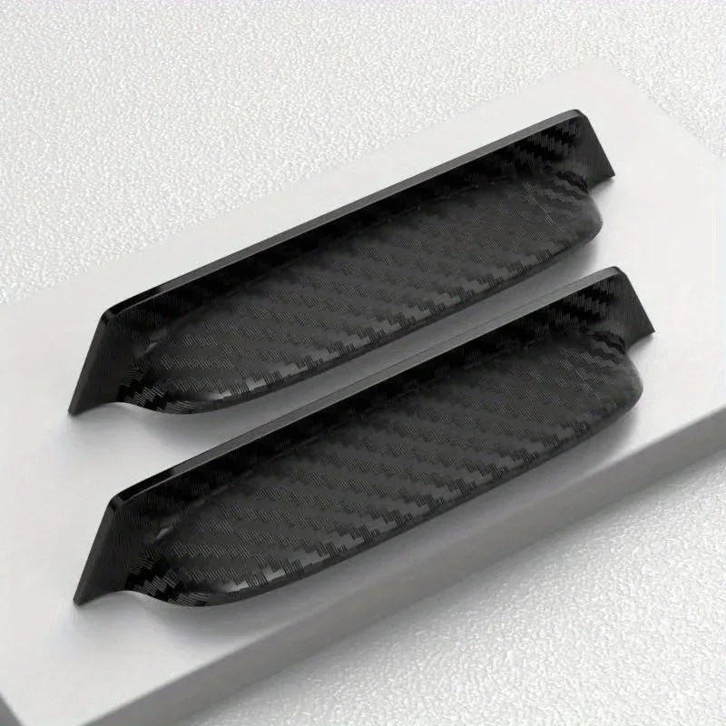 قطعتان من واقيات المطر لكاميرا الرؤية الخلفية للسيارة - غطاء حماية بلاستيكي سميك واسع الحواف، سطح غير لامع بتصميم مثلث #6