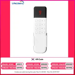 LifeLibero Handheld Rf433 Remote Controller For Electronic Smart Curtains Motor Roller Blinds Tuya Smart Life APP Control Home