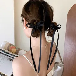 Pinzas en forma de garra para el pelo con cinta pequeña y encantadora para mujer, niña y niño, horquilla de Ballet, diadema, regalo, accesorios para el cabello para fiesta y vacaciones