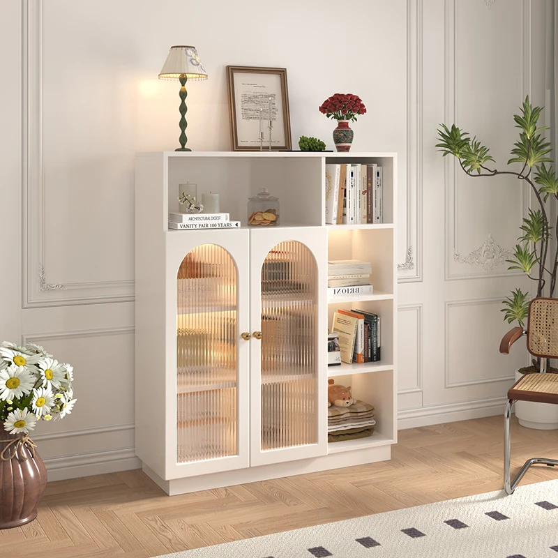 

Shelves Cosmetic Cabinets Bedroom Glass Display Entryway Living Room Cabinets Storage Modern Meuble Rangements Home Accessories