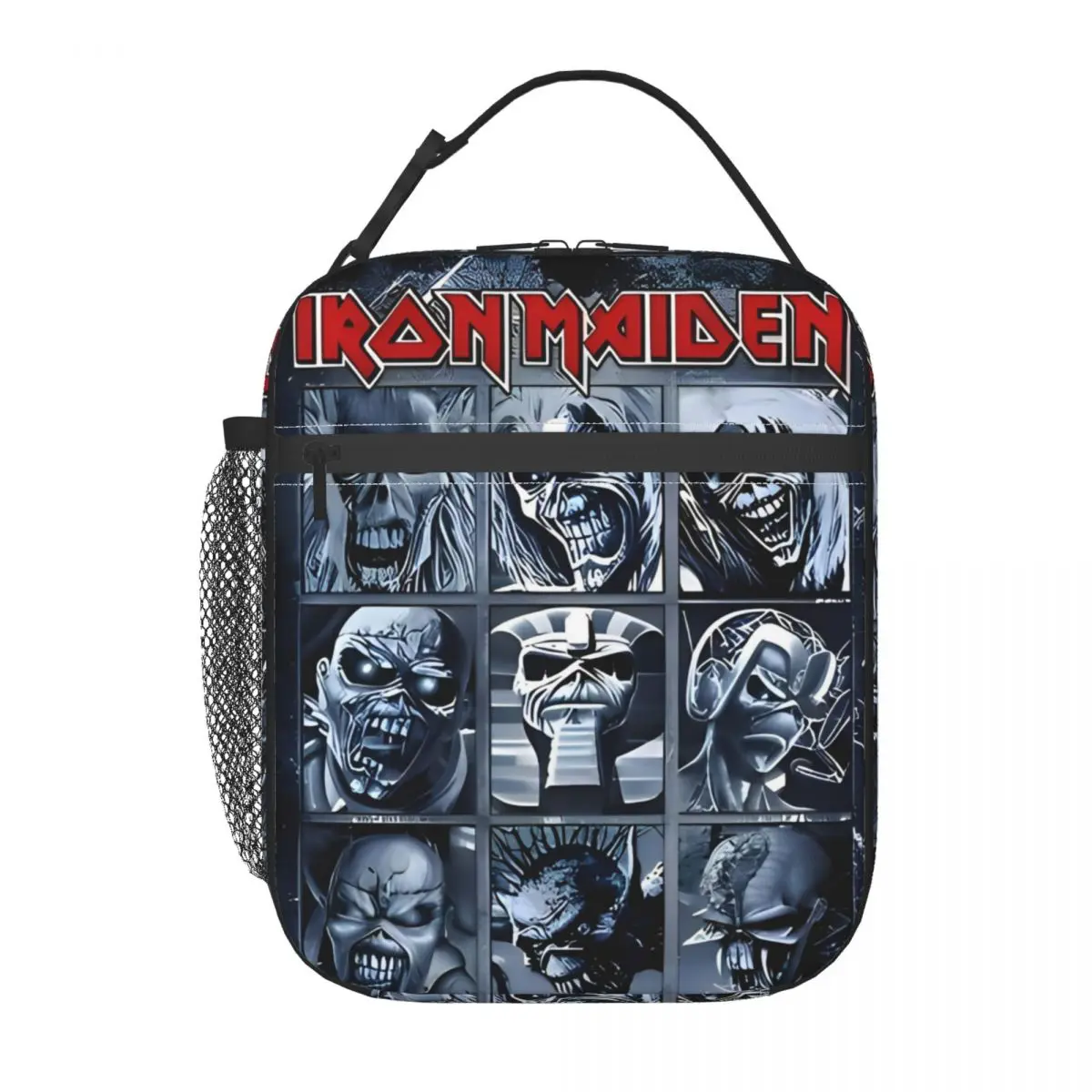 Ironmaidens Heavy Metal Band Character Merch Insulated Lunch Bag Skull Storage Food Boxes Portable Thermal Cooler Lunch Boxes