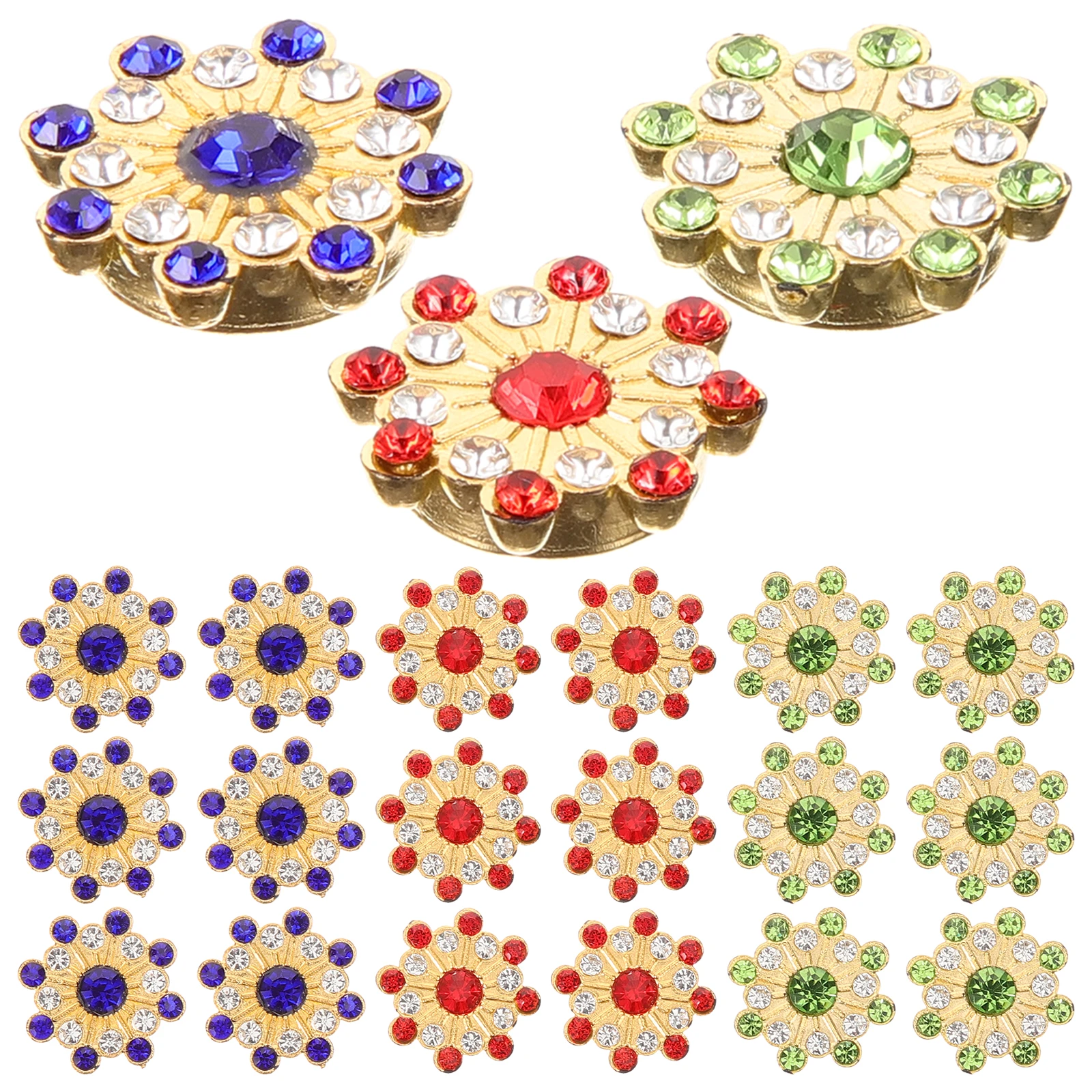 

150pcs Sunflower Rhinestone Ornaments 14mm White Pink Lilac DIY Craft Supplies Decorations for Clothes Bags Jewelry Making