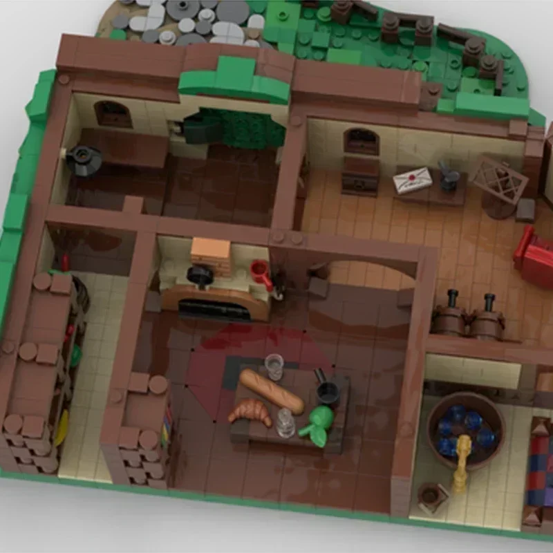 Medieval Bag End Moc Building Bricks Technology Popular Rings Movies Model Modular Blocks Gifts Christmas Toys DIY Sets Assembly