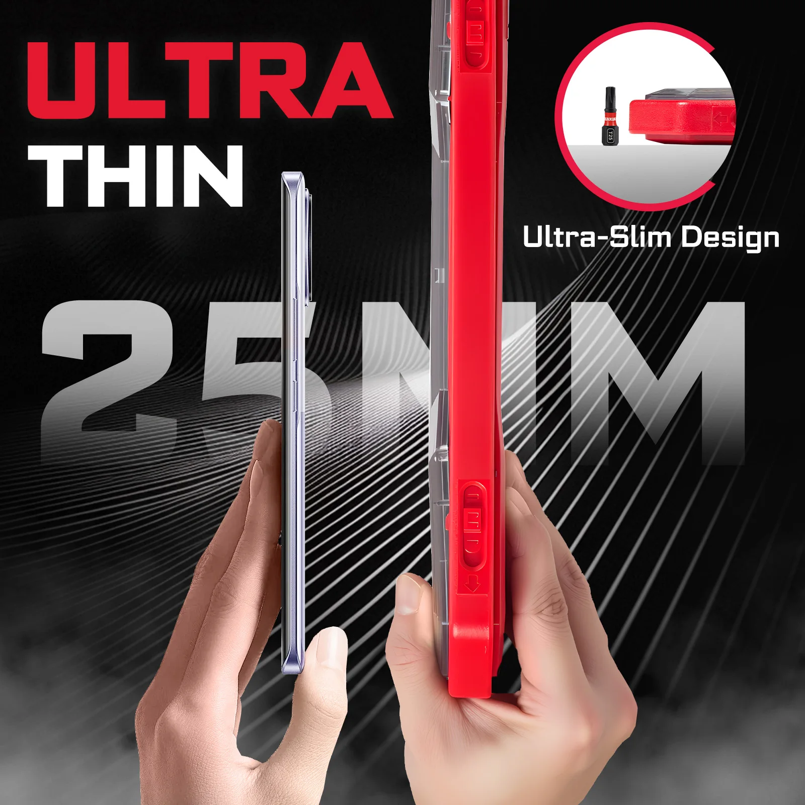 مجموعة أدوات Geinxurn مكونة من 58 قطعة مع لقم مفك براغي صدمي، وحامل صغير، ومثقاب خطوة، ومحول مقبس وحامل لقم DIY #6