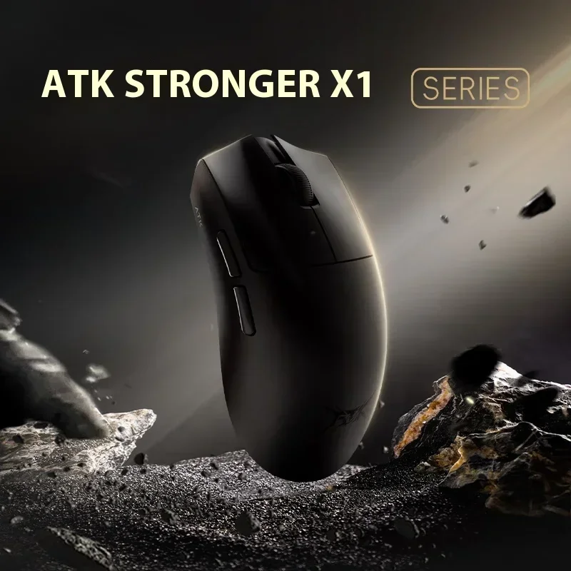 Atk X1 Pro Max Mouse X1 Ultra 2 Mode Wireless Bluetooth Mouse Lightweight 49g Paw3950/Ultra 8k Mouse Fps Office Gamer Mouse Gift