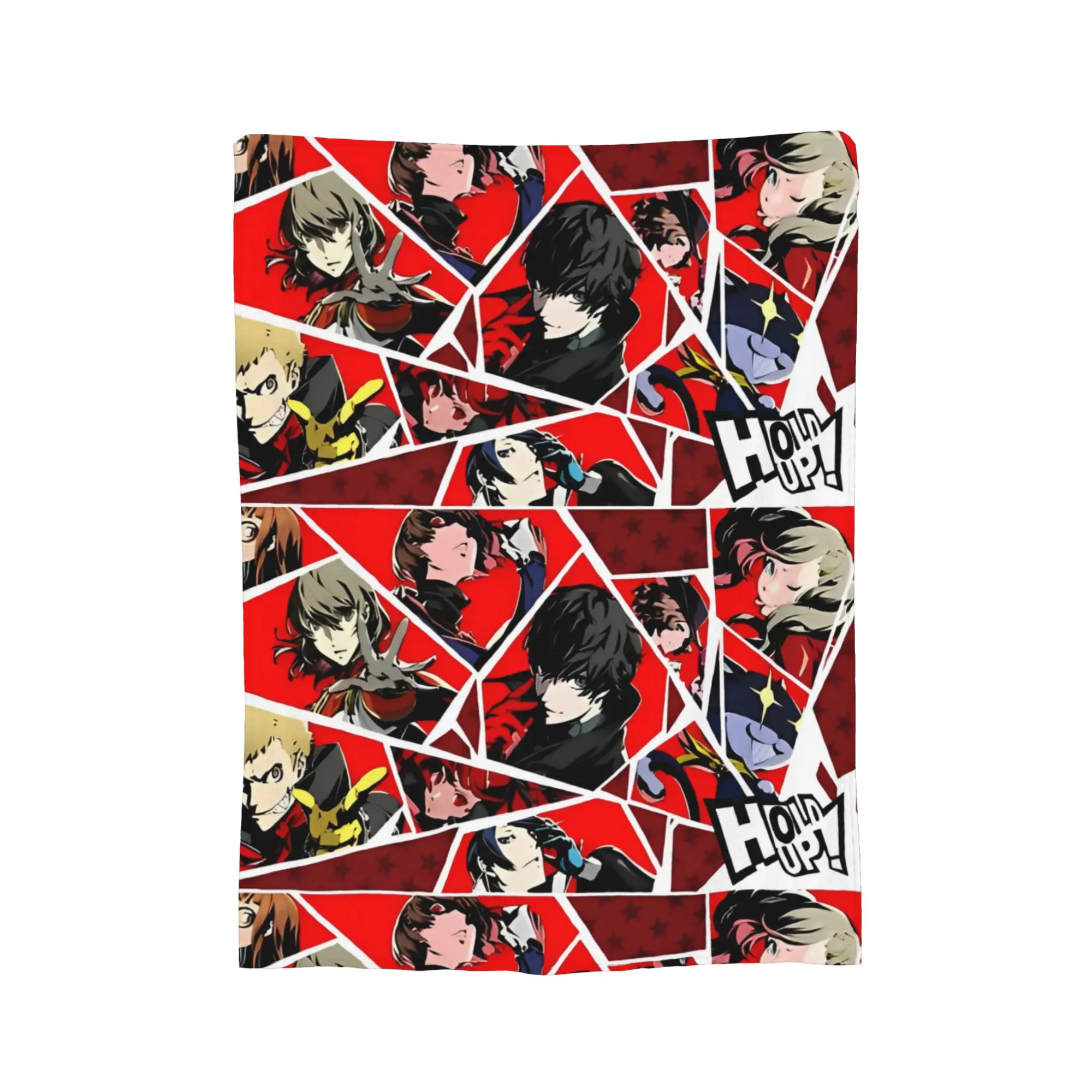 Persona  5 Royal Hold Up! Shattered Glass Group Collage  Blankets Fuzzy Funny Breathable Throw Blanket for Bedding Lounge