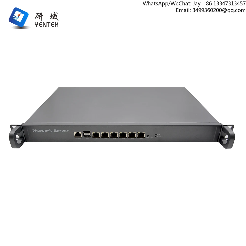 

Psense Firewall 1U 3210M 2950M DDR4 Openwrt 6 I210AT RJ45 LAN COM Server Network Appliance Enterprise Firewall Pc