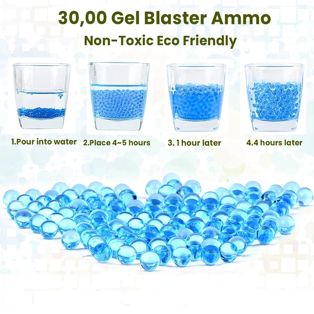 Gel elétrico Balls Gun Toys para crianças e adultos, Water Balls Shooter, Rifle Weapon, CS Fighting, Outdoor Game, M416