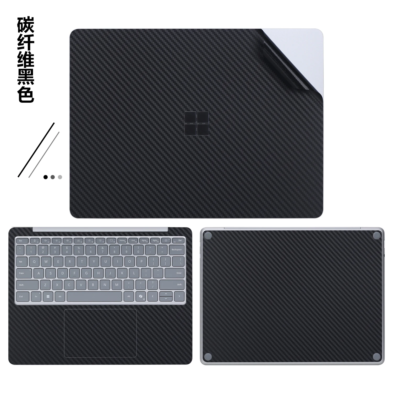 Pre Cut Laptop Vinyl Decal Cover Sticker Skin for Microsoft Surface Laptop 13 2025 / Surface Laptop 7 6 5 4 15 / Studio 2 1 2024