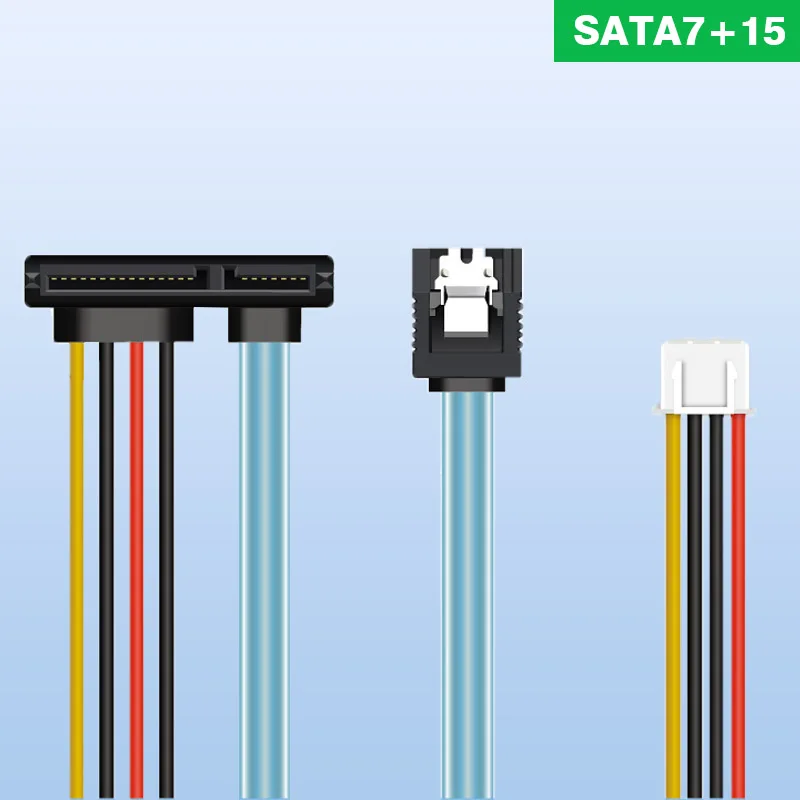 

SATA 7+15 Reverse Bending Data Power Cord 2.0/2.54/3.96 Small 4pin Hard Disk Cable PH2.0/XH2.54/VH3.96 Cable