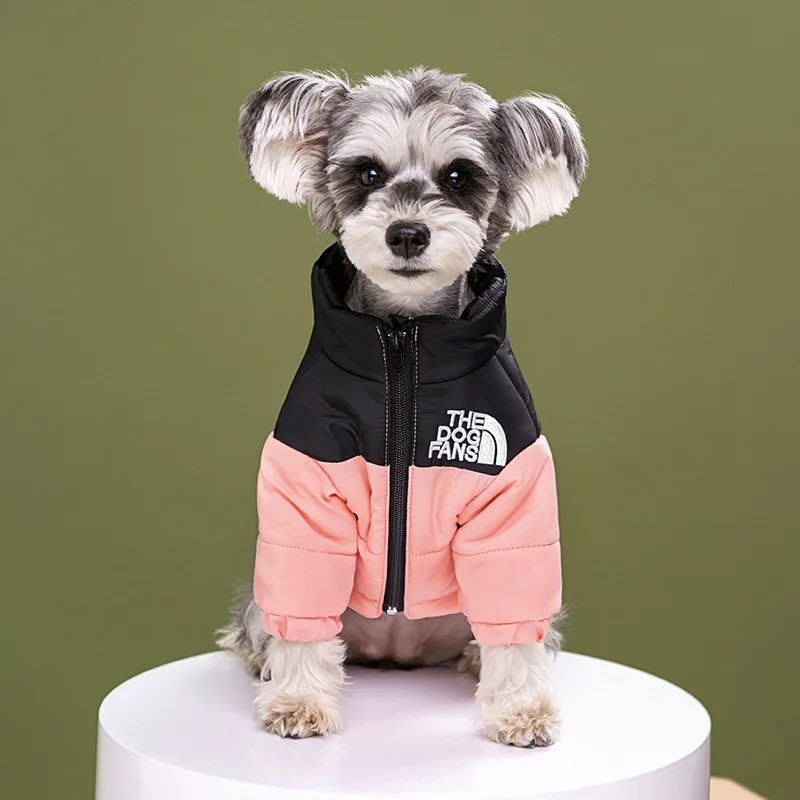 Luxury Dog Jacket Coat Winter Warm Dog Clothes Windproof Puppy Jacket Soft Cat Down Jacket Pet Padded Coat Chihuahua Pet Outfits