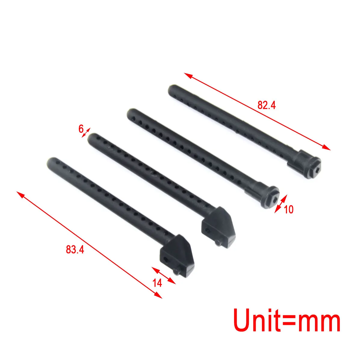 4pcs RC Car Body Post Plastics Fixed Mount for Sakura D4 D3-XI 1/10 RC Drift Racing Car Upgrade Parts