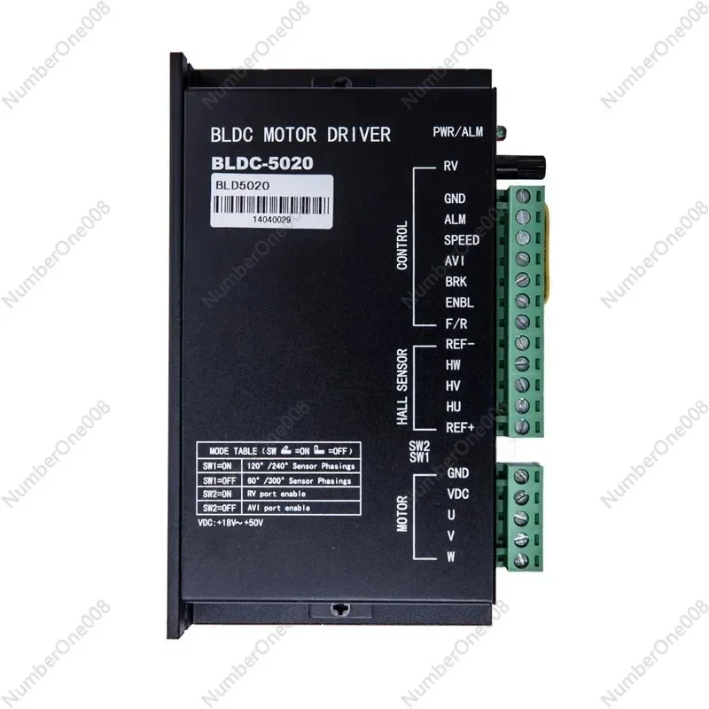 BLDC Motor Driver BLDC-5020 24 V 36 V 48 V DC Brushless Motor 500W Voltage Range 24-50VDC Speed Controller