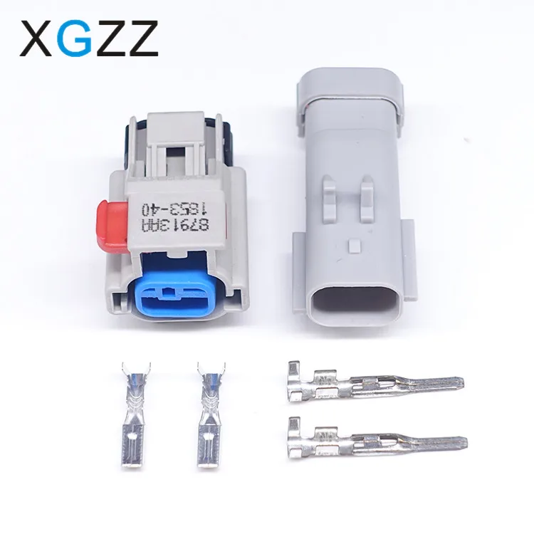 XG7022Y-2.8-11/21 New automobile waterproof connector 2 hole sheath harness plug 1853-40