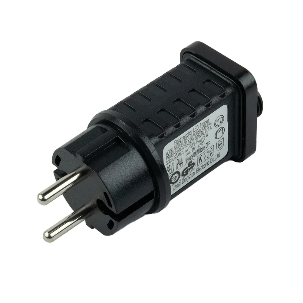 Cadena de luces de transformador, 6W, 31V, temporizador LED, fuente de alimentación, adaptador de corriente, transformador, adaptador de corriente