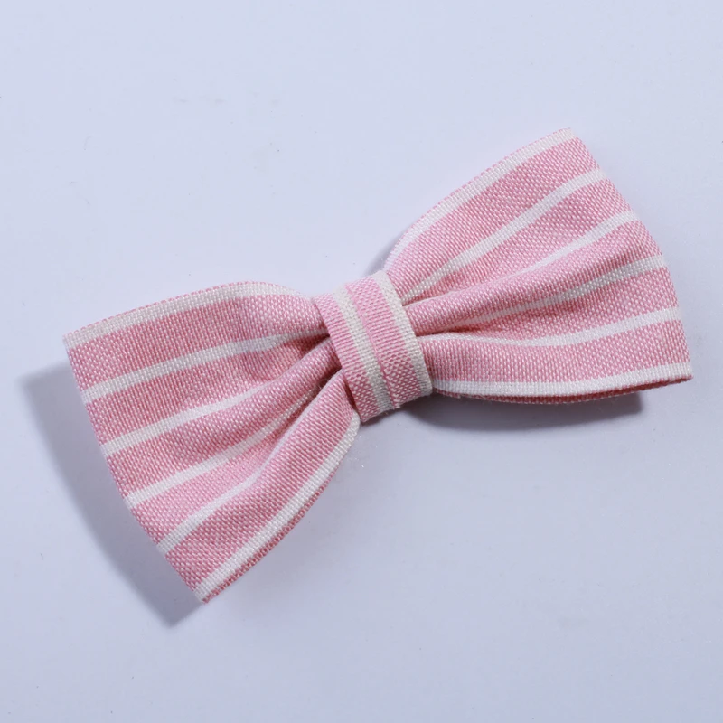 20PCS 7CM High Quality Fashion Hemp Hair Bows For Girls Head Wear Party Boutique For Hair NO Clip Artificial Flowers