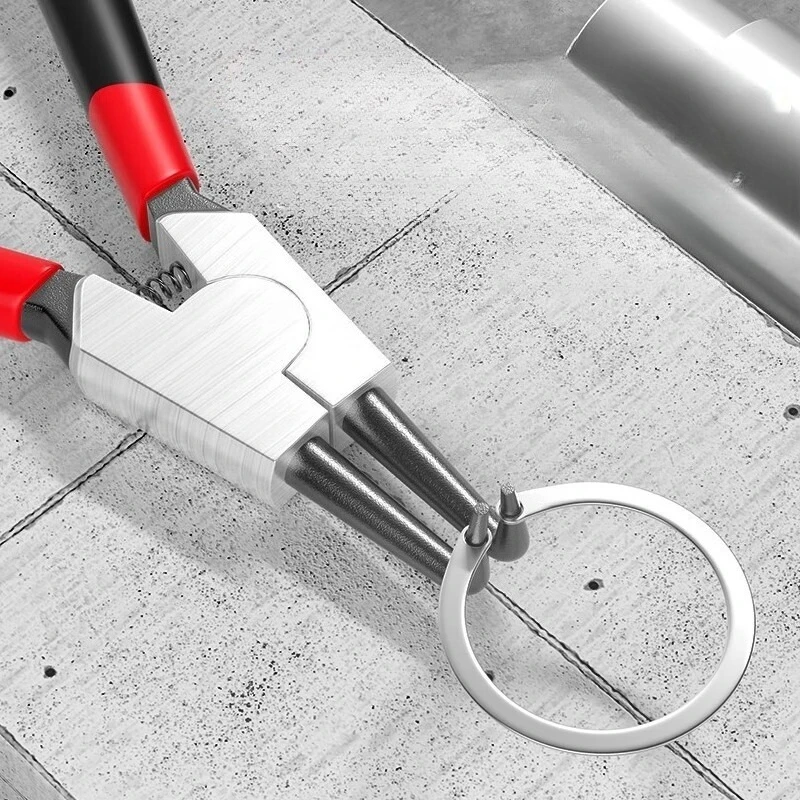 5-inch Industrial-grade Clamp Pliers with Multi-functional Pointed Tip and Outward-bending Expansion Function image 3