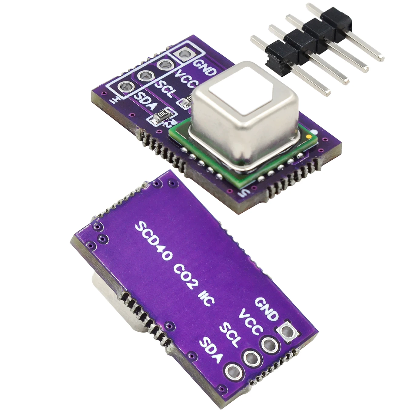 SCD40 SCD41 gas sensor module detects CO2 carbon dioxide temperature and humidity in one sensor I2C communication