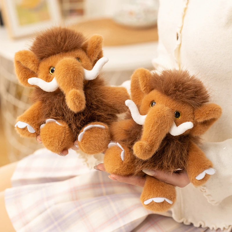 Süße Mammut-Puppe, Eiszeit-Giraffe, Erdbeer-Katze, Plüschtiere, weiches Spielzeug, gefüllt mit Fell, Halloween-Geburtstagsgeschenk für Kinder