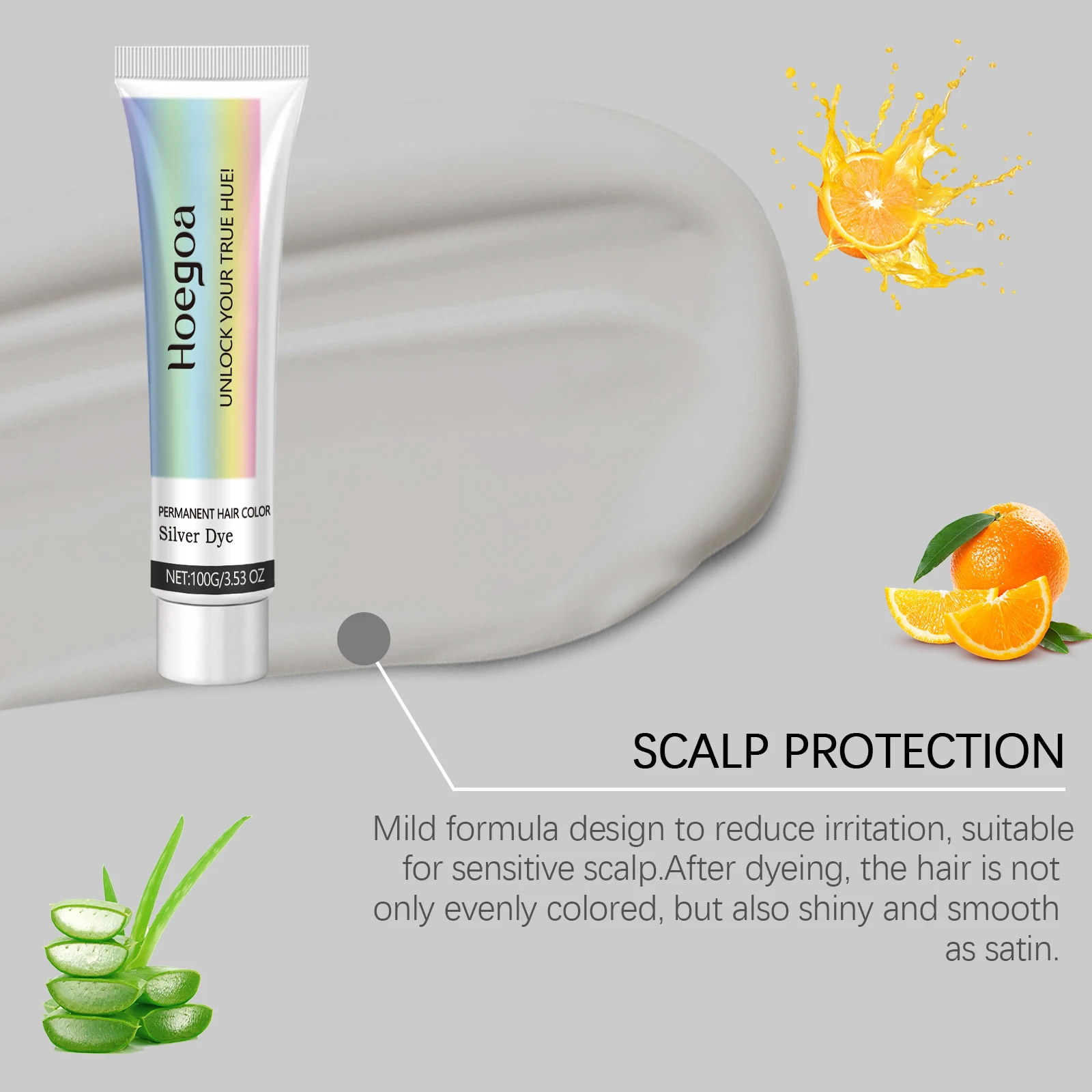 كريم صبغ الشعر الرمادي من هوجوا - رطوبة وتغذية تدوم طويلاً بمكونات نباتية #5