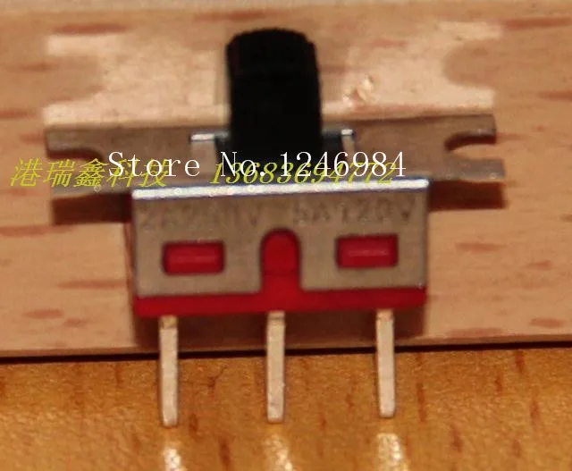 [SA]TS-14C single -pin small tripod third gear toggle switch slide switch Q15 Deli Wei 5MS3--50pcs/lot