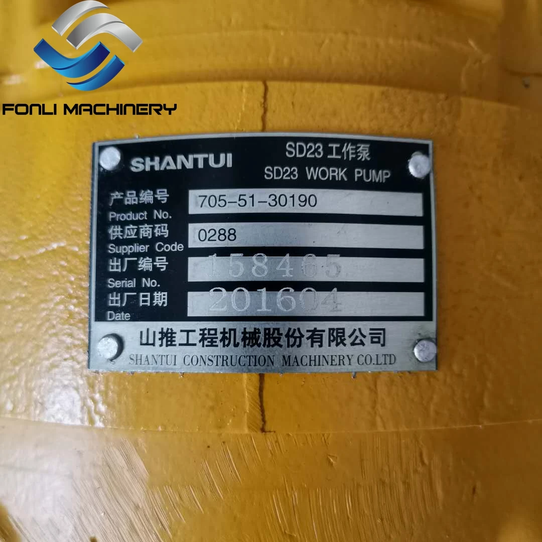 SHANTUI SD23 bulldozer D85-21 bulldozer work pump 705-51-30190 gear pump