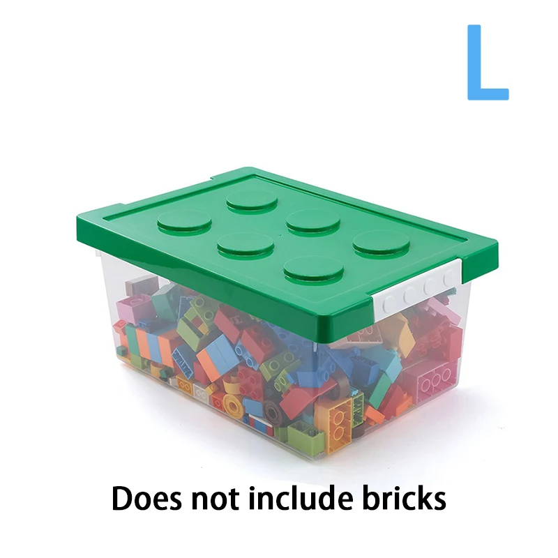 Bouwsteenopbergdoos voor kinderen Speelgoedorganisator Stapelbare blokkoffer Container Boeken Stationaire houder Diversen Snackcontainer