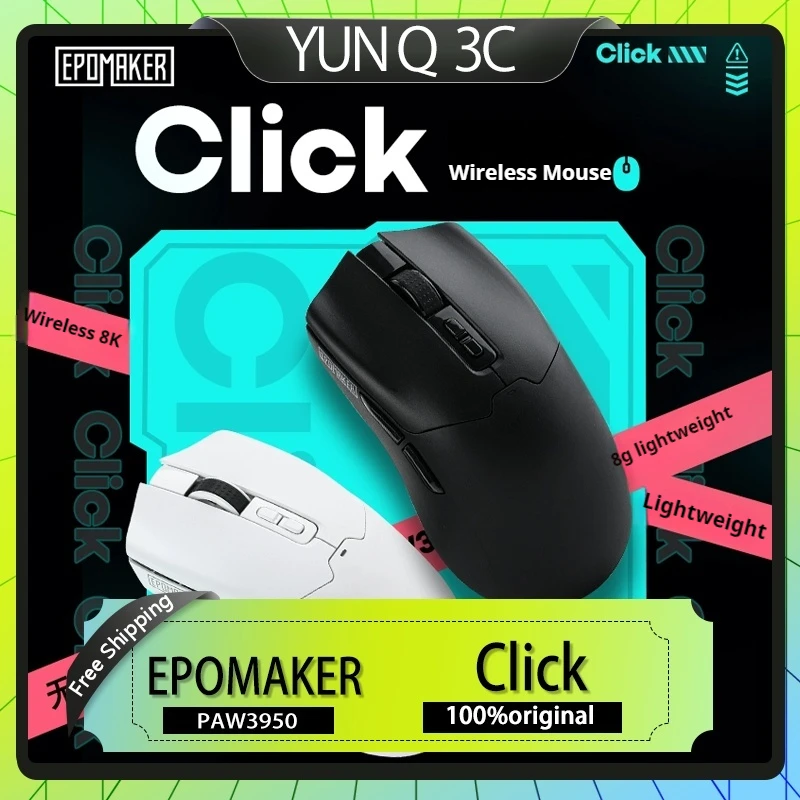 

EPOMAKER Click Wireless Mouse examination Aperture Free Lightweight Game E-sports Fearless Contract Notebook Mouse