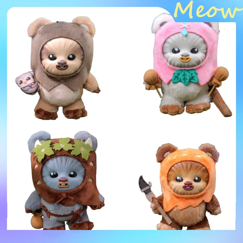 

Ограниченная серия «Звездные войны» Cosbi, плюшевая слепая коробка Wicket Bristle & Nizuc Walker Ewoks, коллекция рождественских шапок, брелок в подарок