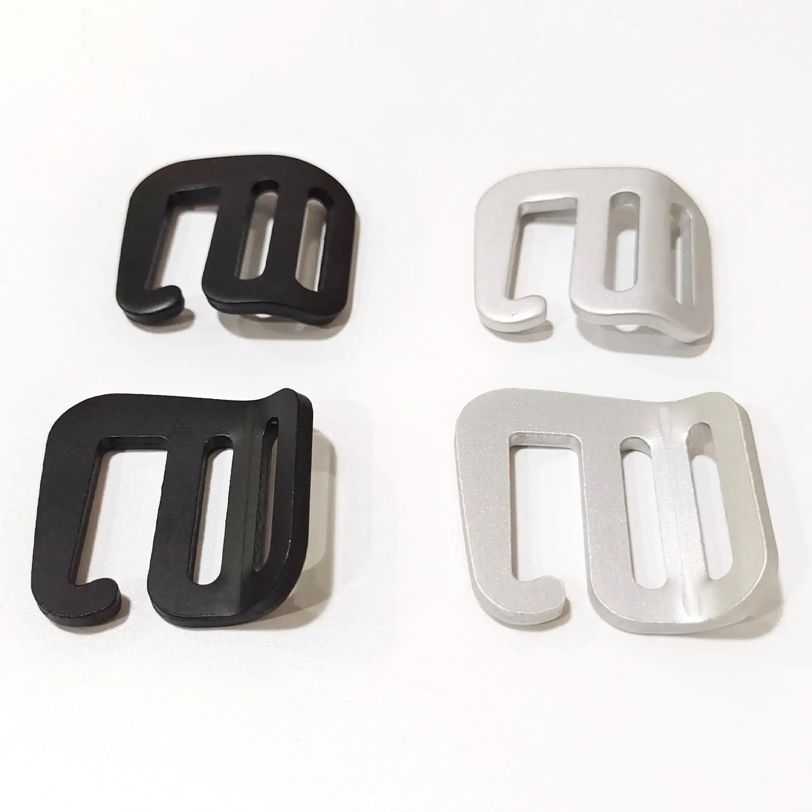 Aluminum g shaped hook Webbing Buckle Adjustable Buckles 25mm