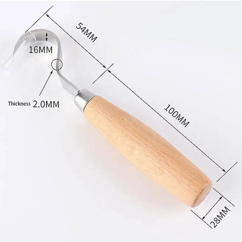 Spoon DIY Hand Chisel Wood Carving Tools Spoon Carving Knife Woodcut Woodcarving Cutter Chip Knives Woodworking Hand Tools