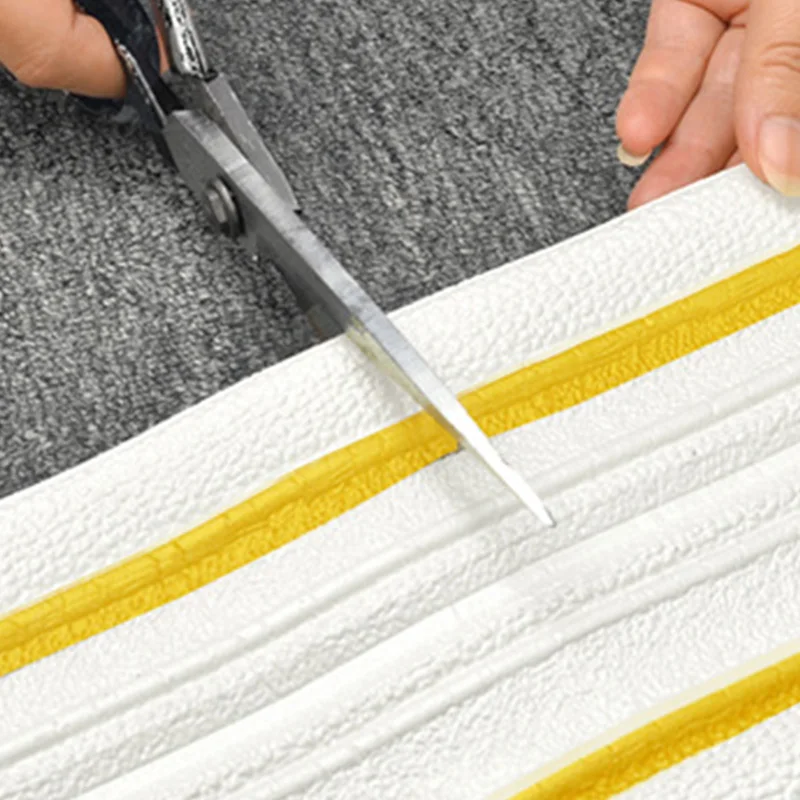 المضادة للتصادم مقاوم للماء التماس التفاف خط ثلاثية الأبعاد ذاتية اللصق سقف الزاوية خط ملصقات غرفة المعيشة جدار تجميل اللوح