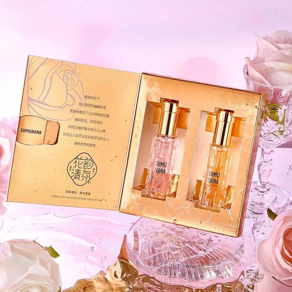 

2Pcs Gardenia Flavor Rose Flavor Set Long Lasting Light Fragrance Women Suit Body Care Scented Attract Sweet Deodorant