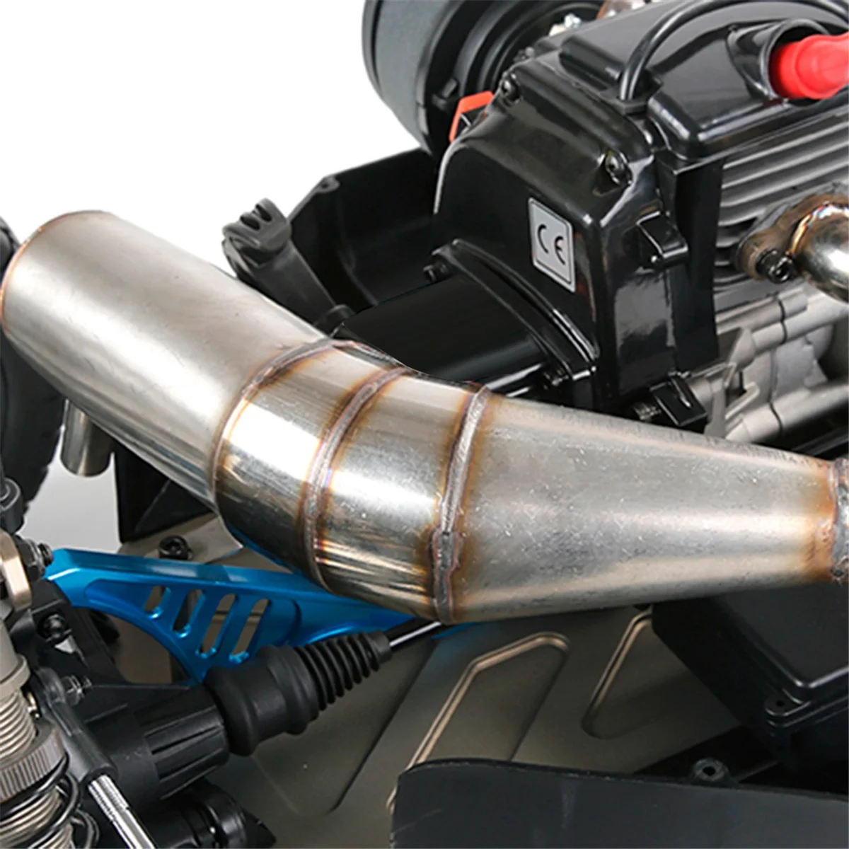 Tuyau d'échappement R2, silencieux intégré, Kit de faible son pour 1/5 Losi 5Ive T Rofun Rovan Lt KingmotorX2, pièces de jouet de voiture Rc