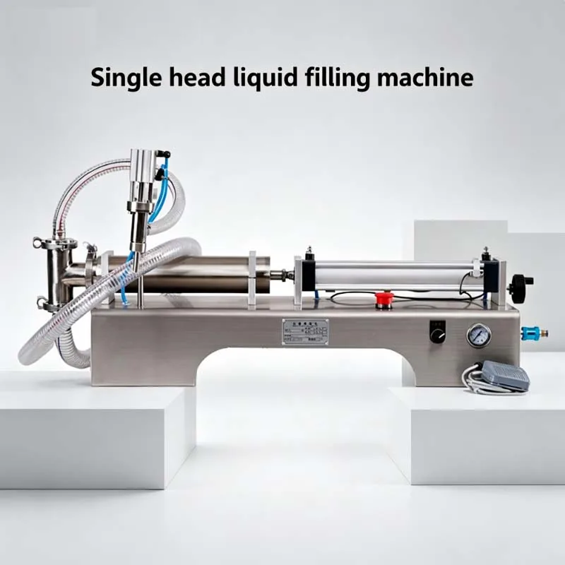 

Automatic Single Head Liquid Filling Machine High Temperature Heat Resistance Filler