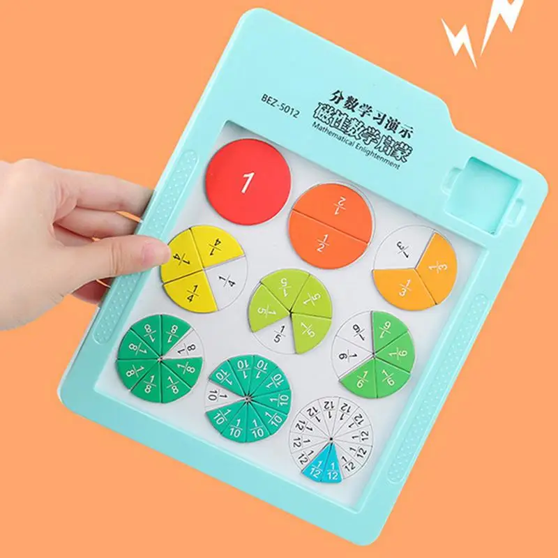 Fraction Circles Manipulatives Magnetic Fraction Games & Tiles Rainbow Fractions Manipulatives Math Manipulatives Fraction