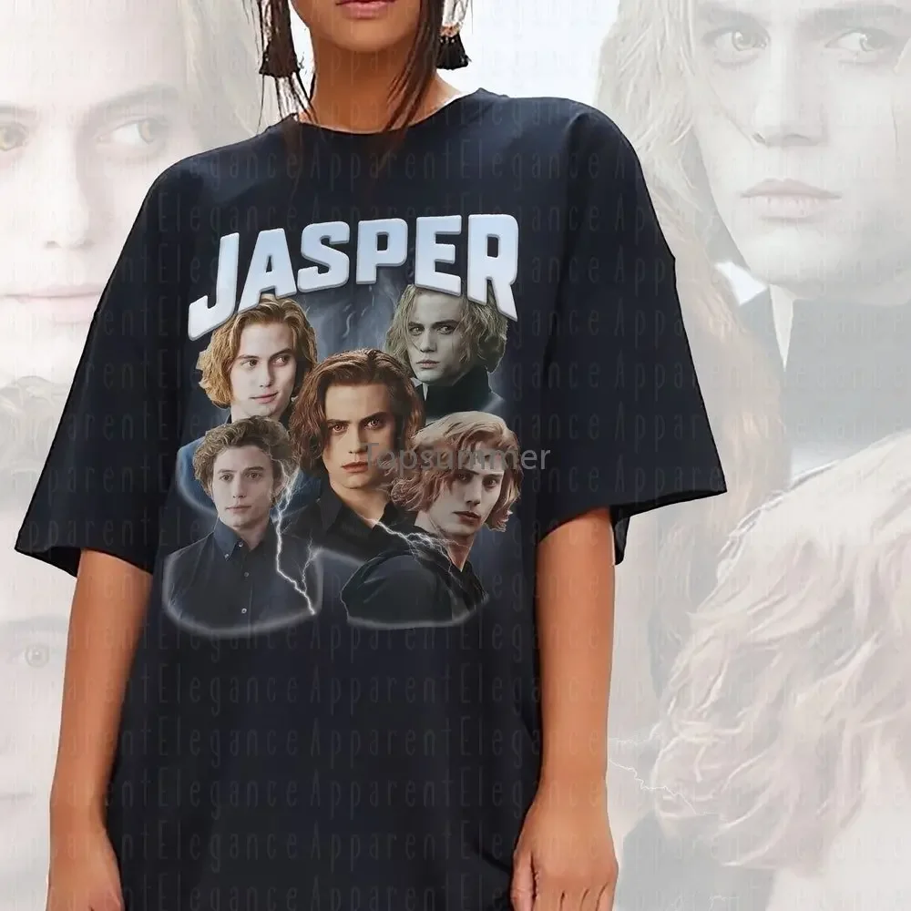 Movies The Twilight Saga Jasper Hale Jackson Rathbone Kristen Stewart Robert Pattinson Tee T-Shirt