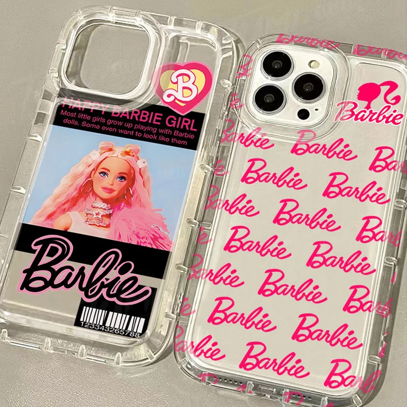 Fashion Barbie Princess Phone Case for Samsung Galaxy S24 Ultra S23 S22 S21 FE S20 Plus Note 20 10 Pro A34 A54 A33 A53 Cover