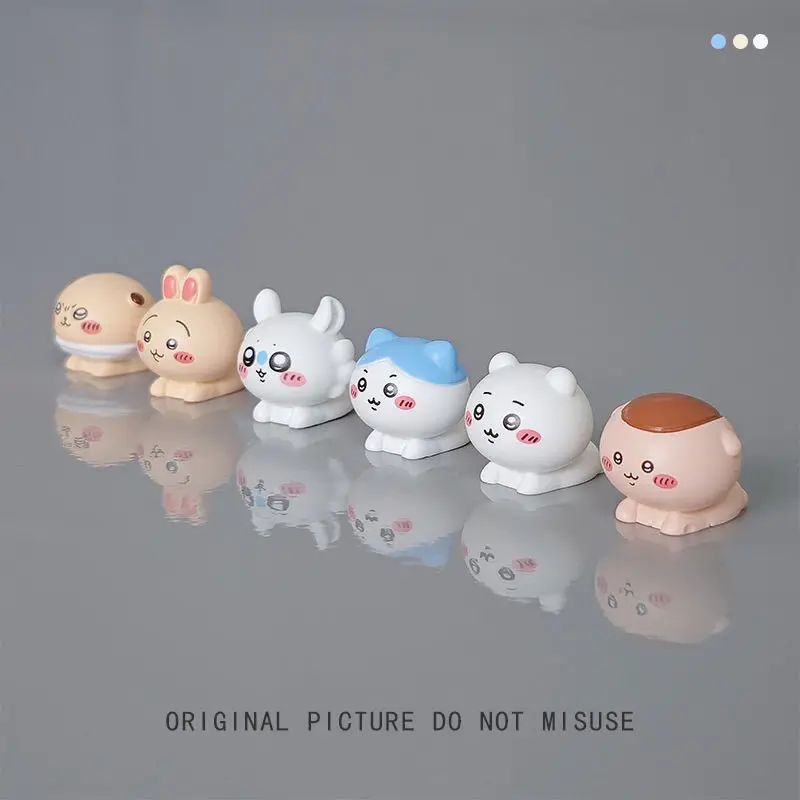 Chiikawa Cute Plush Figure Healing Car Desk Decoration Portable Desktop Display Office Workstation Ornament Collectible Gift