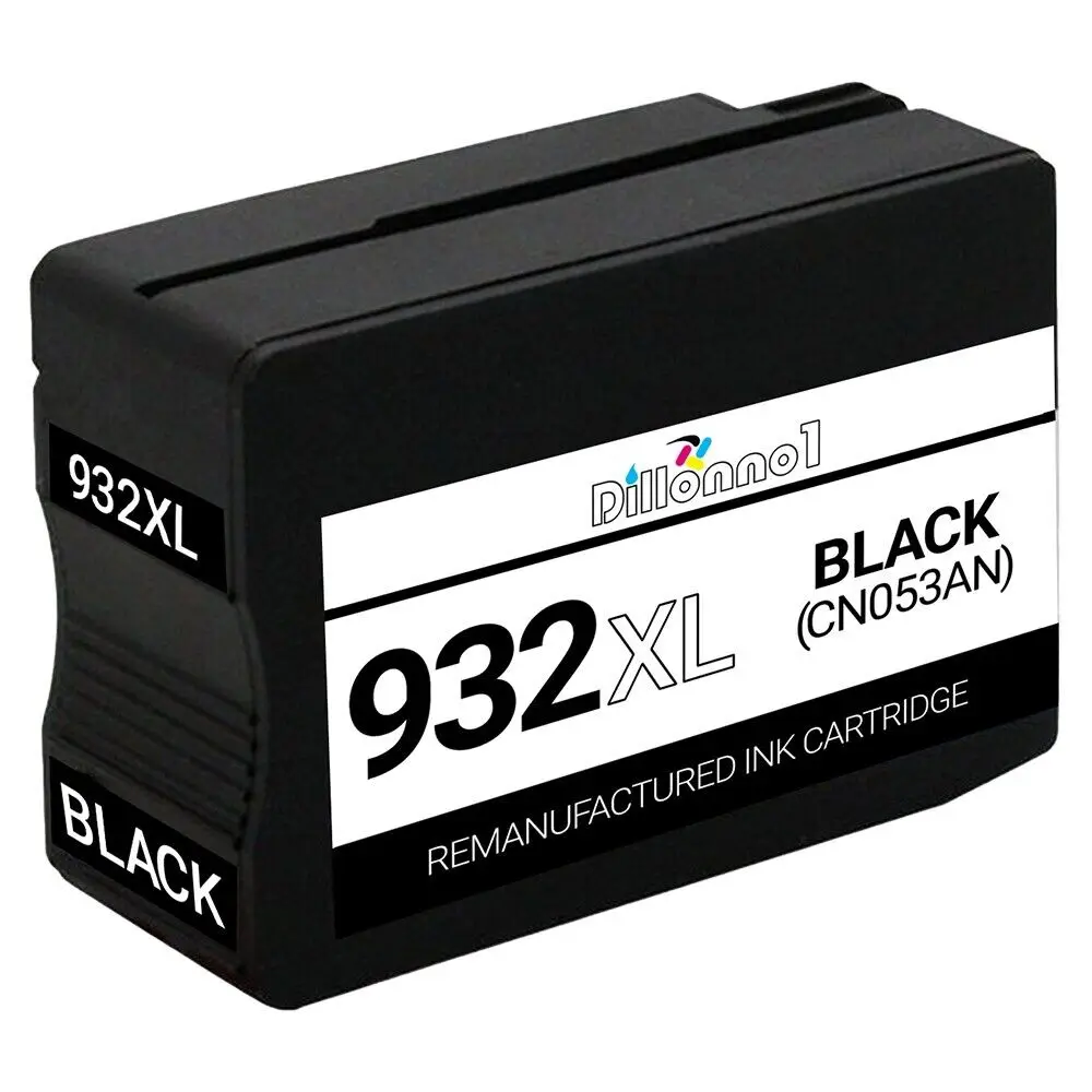 Combinação de tinta para hp 932, xl 933, cn053a, cn054a, cn055a, para escritório, pacote 5