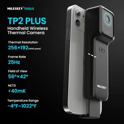 Mileseey TP2 Plus 256*192 IR Wireless Thermal Camera For Android & iOS iphone ,Range -20 ℃~500℃ with 200W Visible Analyze Report