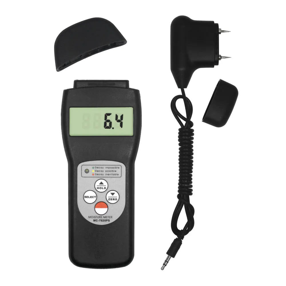 

Induction and Pin type 2 in 1 moisture meter MC-7825PS Multifunction moisture tester wood fiber materials cotton paper