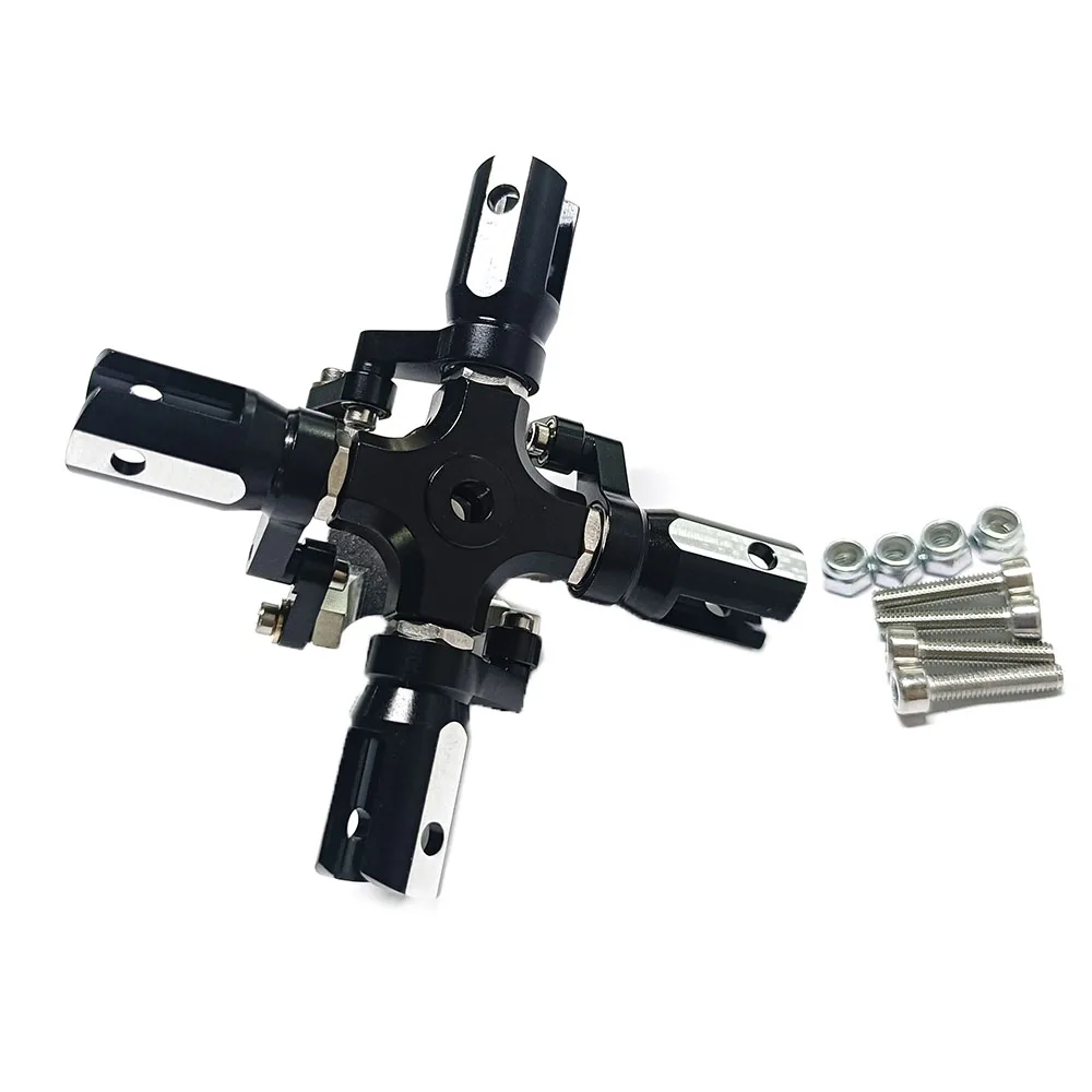 Tarot Metal 4 blade Tail Rotor Set for Trex 500 Helicopter 500 Class Helicopter EC135 Bell 206 Align 500 Pro DFC 500e Helicopter