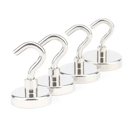 N38 E12 E16 E20 E32 E42 NdFeB Magnetic Hook Magnet Strong Suction Hook Metal Magnet Hook Strong Power Opening Magnet Customised